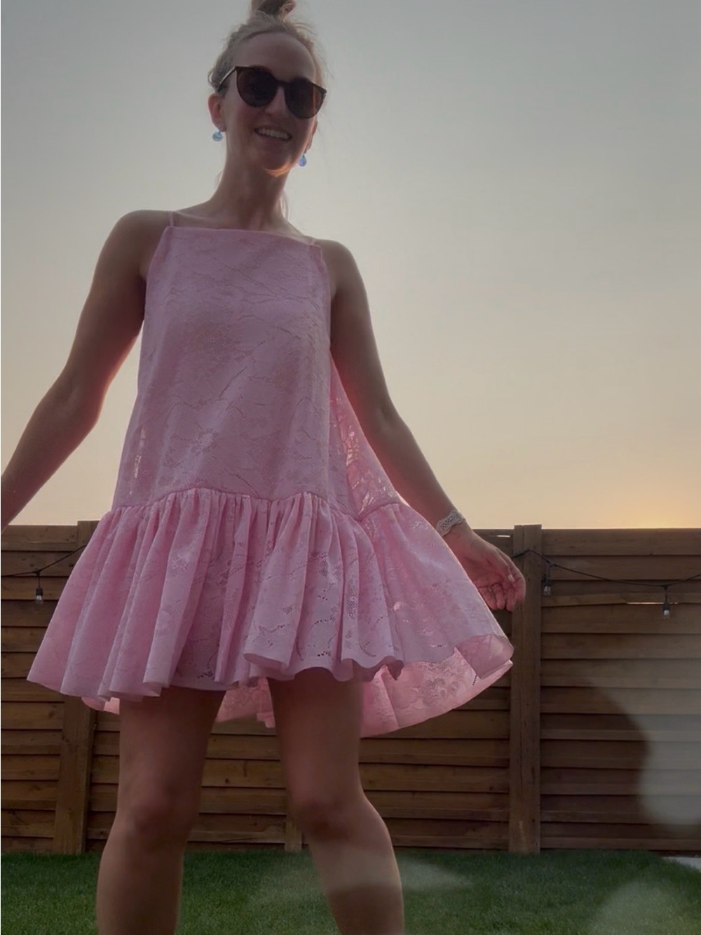 Handmade A-Line Lace Dress